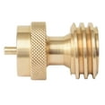 thumbnail image 2 of Flame King Propane Adapter Fitting AB227 Fits QCC1/Type 1 And POL Prest-O-Lite Connection; Brass, 2 of 3