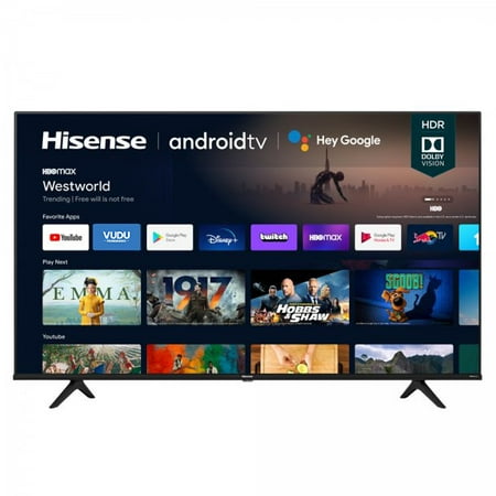 Hisense 43" Class 4K UHD LED Android Smart TV HDR A6G Series 43A6G
