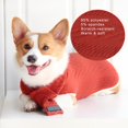 thumbnail image 3 of Pet Dog Sweater Winter Warm Clothes Coat With Scarf, 3 of 11