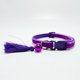 thumbnail image 4 of Collar de perro con campanas, pajarita, collar de gamuza suave para cachorros, perros y gatos, 4 of 5