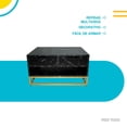 thumbnail image 3 of Mesa para café blanca negro 6.49 pulg Pido Todo MPC01WH-A2, 3 of 7
