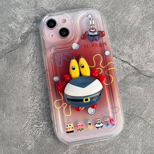Funda De Teléfono Con Diseño De Animales En Aguas Transparente De Dibujos Animados 3D Compatible Con IPhone 12 13 14 11 Pro Max X Xs Xr Nnpp