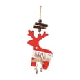 thumbnail image 2 of Puntoco Liquidación De Adornos Decorativos Navideños Decoraciones Navideñas Campanas De Madera Para Árboles De Navidad Copos De Nieve Ciervos Decoración Colgante Decoración Para Árboles De Navidad Dec, 2 of 7