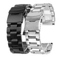 thumbnail image 3 of Besufy 18/20/22/24mm Replacement Double Buckles Stainless Steel Wrist Strap Watchband, 3 of 7