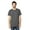Charcoal Heather, variant on Threadfast Apparel Unisex Ultimate T-Shirt - CHARCOAL HEATHER - M