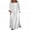 White, variant on zicth Summer Dresses for Women 2024 Casual Long Sleeve Long Dress Solid O-Neck Cotton Maxi Pockets Womens Dresses