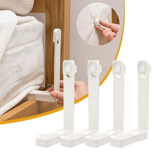 Awaswae 4PCS Bed Sheet Holder Straps Mattress Cover Clips To Hold