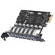 thumbnail image 5 of NUEVA tarjeta de expansión PCI Express X1 de 7 puertos USB 3.0, placa PCI-E PCI E USB 3.0, adaptador USB3 de 6 Gbps, controlador con chip NEC para PC de escritorio, 5 of 5
