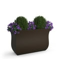 thumbnail image 3 of Mayne Valencia 36" x 16" x 22" Tall Rectangular Espresso Plastic Planter, 3 of 13
