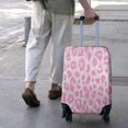 thumbnail image 3 of Pink and Pink Of Leopard Print Luggage Cover Fashion Suitcase Cover Baggage Covers Fit 25-28 Inch Luggage (Go Travel), 3 of 5