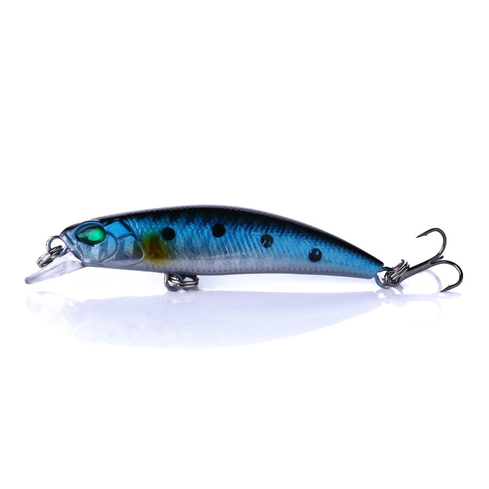 Fishing Deep Diving Fishing Lures Swimbait Large Sinking Minnow Lure Saltwater Jerkbait Lure 5Pcs/kit, 2.76in/0.15oz