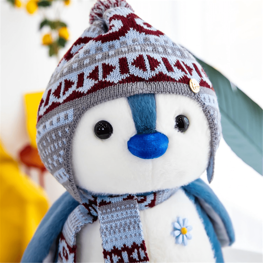 Cute Blue Penguin Plush Toy 7.9 inches, Penguin Plush Toy, Cute Penguin Plush, Penguin Plush, Cute Baby Penguin Stuffed Animal, Soft Penguin Stuff Plush Doll Gift for Kids Girls Boys Girlfriend