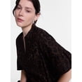 thumbnail image 5 of Scenario Women's and Women's Plus V Neck Mini Dress with Flutter Sleeves, Sizes XS-4X, 5 of 6