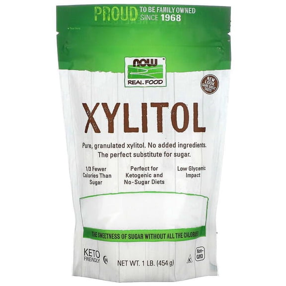 NOW FOODS XYLITOL 454 G ENDULCORANTE
