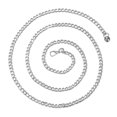 thumbnail image 1 of Cinturón de cinturo Delgada para Mujer, cinturo , Cadera, Plateado, Eslabones de Cadena de Metal Yuyangstore Cadena de cintura de aleación de mujer, 1 of 8