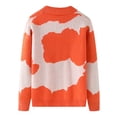 thumbnail image 2 of Gibobby Suéter cárdigan para hombre Cárdigan de algodón para hombre(Naranja,M), 2 of 3