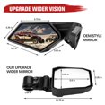 thumbnail image 2 of X3 Side Mirrors, A & UTV PRO Rear View Mirrors for Can am Maverick X3 Max Turbo R 2017 2018 2019 2020 2021 2022 Adjustable Racing Breakaway X3 RearView Mirrors Accessories,Replace OEM # 715002898, 2 of 4