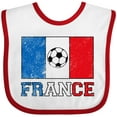 thumbnail image 3 of Inktastic French Soccer Boys or Girls Baby Bib, 3 of 4