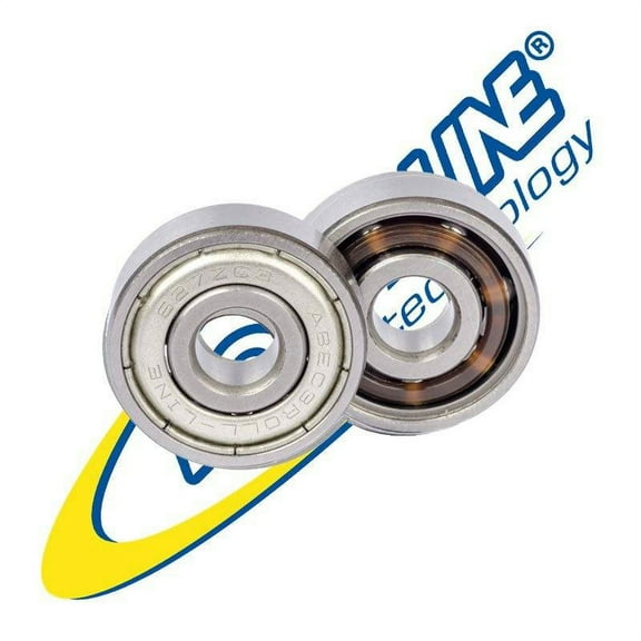Roll-Line ABEC 3 - 7mm Roller Skate Bearings (Set of 16)