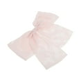 thumbnail image 5 of Unique Bargains 1 Pc Elegant Flower Bow Ribbon Hair Clips Pink, 5 of 5
