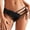 Black, variant on Women's Panties Low Waist Striped Custom Letter Logo Thong Underwear for Women No Show Bikini Style Comfortable Red XL