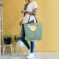 thumbnail image 4 of FORMRS Womens Canvas Tote Bag with Zipper Inner Pocket Shoulder Handbag, Lemon Glass, 4 of 7