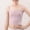 Pink, variant on Girl's Cami Tank Tops with Lined Training Bra Sleeveless Underwear Soft Seamless Crop Tanks