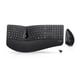 thumbnail image 1 of Perixx PERIDUO-605, Combo de Teclado Ergonómico Inalámbrico y Mouse Vertical de Escritorio - Reposamanos Ajustable - Negro, 1 of 7