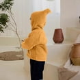 thumbnail image 4 of OGLCCG Boys Girls Fleece Jacket Cute Fuzzy Plush Zip Up Sherpa Hooded Coat Kids Long Sleeve Fall Winter Thick Warm Outwear with Pockets 8M-5T, 4 of 4