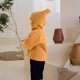 thumbnail image 5 of Chaquetas y abrigos casuales con capucha de manga larga, abrigo de pelusa de moda, top de manga larga con cremallera de color sólido para niños, chaqueta casual cálida unisex, blusa de poliéster para, 5 of 5