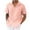 Pink, variant on Aloohaidyvio Hawaiian Shirts for Men Big and Tall,Mens Buttons Stripe Turndown Short Sleeve Shirt Blouse Tops, Shirts for Men Pink 2XL