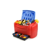 Little Tikes Sort N Store Toy Storage Chest Red And Blue