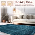 thumbnail image 2 of ODIKA 5'x7' Machine Washable Non-Slip Area Rug, Celestial Dust Mottled High Traffic Rug, Teal, 252227, 2 of 7