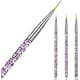 thumbnail image 1 of pinceaux En Dtail Ongles,lot De 3 Pinceaux Pour Nail Art,pinceaux En Dtail Ongles Trousse,pinceaux Pour Acrylique Huile Aquarelle Nail Art Pince, 1 of 5
