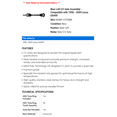 thumbnail image 2 of Rear Left CV Axle Assembly - Compatible with 1998 - 2000 GS400 1999, 2 of 2