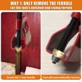 thumbnail image 4 of Pule Ferrule Puller, Conveniente Uso Chromio Vanadium Acero extractor de manga de compresión de alta resistencia para accesorios de compresión de 1/2 pulgadas, 4 of 7