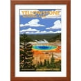 thumbnail image 2 of Yellowstone National Park  Grand Prismatic Spring, Framed Art Print Wall Art by Lantern Press Sold by Art.Com, 2 of 6