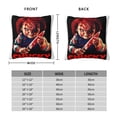 thumbnail image 4 of Funda de almohada súper suave de la novia de Chucky con cremallera para dormitorio, sofá, sillón, fundas de almohada mullidas y acogedoras para todas las estaciones, almohada cuadrada, 4 of 8