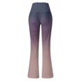 thumbnail image 5 of Women's Gradient High Waist Flare Leg Pants Bell Bottom, 5 of 6