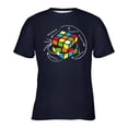 thumbnail image 3 of WOYY Boys Graphic T-Shirt Short Sleeve Crew Neck Tshirt Summer Casual Tee, Navy, 3 of 3