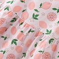 thumbnail image 6 of Kids Children Girls Summer Flying Sleeve Flower Prints Princess Dress Fashion Cute Size 5-6T, 6 of 7