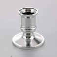 thumbnail image 4 of 2 Pieces Candle Holder Candlestick Candlestick Base Wedding Decoration - Silver, 4 of 5