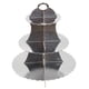 thumbnail image 4 of Soporte para cupcakes de 3 niveles Muffin Food Holder Wedding Treats Plata Colcomx Soporte de cartón para cupcakes de 3 niveles, 4 of 8