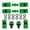 Green, variant on leaveforme 1/2 Inch Plastic Quick Connector Coupling Adapter Set for Garden Watering Hose