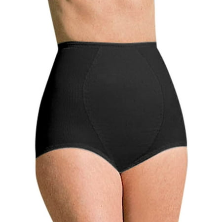 

Plusform Women s Firm Tummy Control Briefs Black MD