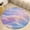 style-2, variant on Purple Blue And Gold Wave Washable Round Rug -Circle Area Rugs for Nursery Bedroom, Vintage Non Slip Non Shedding Low Pile Carpet for Living Room Coffee Table Entryway
