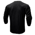 thumbnail image 6 of DDAPJ pyju Cotton Henley Shirt for Men 2026 , Long Sleeve Crewneck Button Shirt Casual Washed T-shirt Solid Basic Workout Tops, 6 of 7