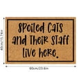 thumbnail image 2 of Cat Carpet | Versatile Door Mat for Indoor and Outdoor Use | Stylish Entrance Rug | -Absorbing Area Rug | Home Décor Accessory, 2 of 3