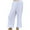 White, variant on VEKDONE 2023 Clearance Wide Leg Pants for Women, Linen Cotton Casual Summer Dressy Palazzo Pants Workout Flowy Yoga Lounge Wear Trousers White XX-Large