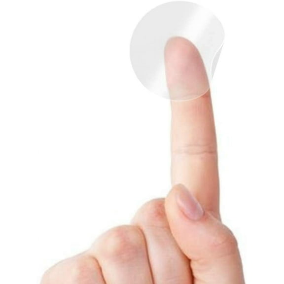 Crystal Clear Transparent 1" Round Stickers, Envelope Tab Sealer and Retail Package Round Clear Seal Labels Self Adhesive Stickers, 1000 Stickers Per Roll